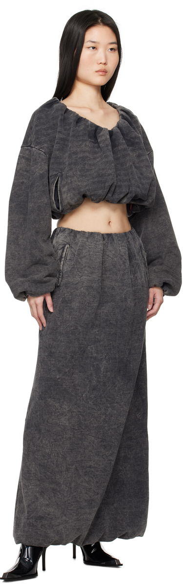 Nederdel Diesel O-Tulip Maxi Skirt Grå | A16524 0EGBV, 3