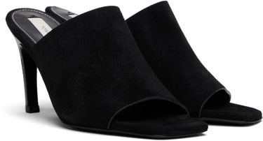 Tøj TOTEME TOTEME Bandeau Suede Mules Sort | 253-WAS0245-LE0004, 3