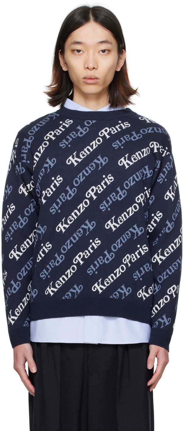Sweater KENZO Paris VERDY x Sweater Mørkeblå | FE55PU4573CB