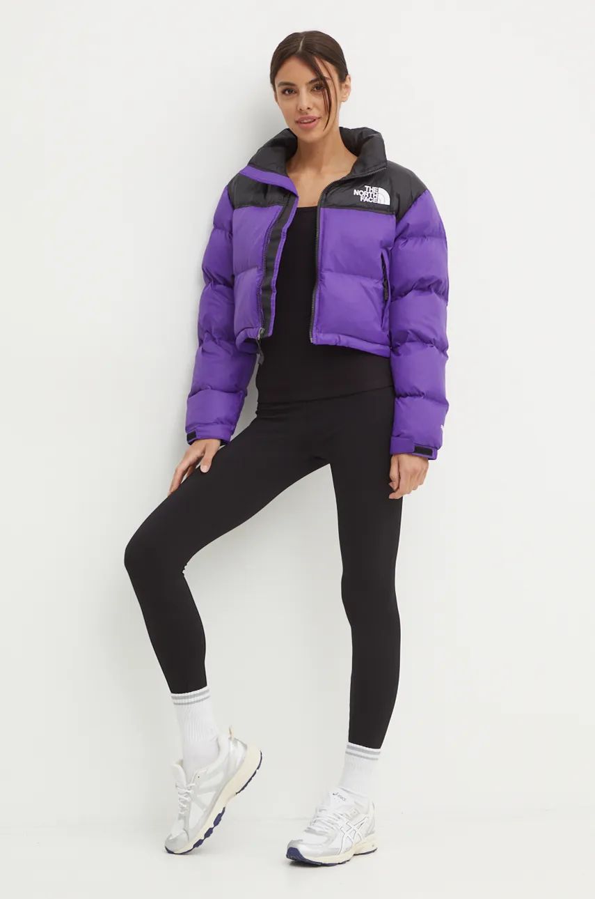 Puffer jakke The North Face W NUPTSE SHORT JACKET Lilla | NF0A5GGES961, 1