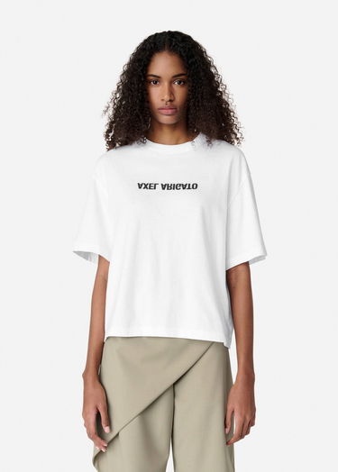 Crop top AXEL ARIGATO Cropped T-Shirt Hvid | A3021001, 2