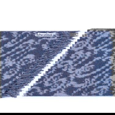 Tørklæde Acne Studios Volf Monogram Scarf Blå | CA0279-DJ1, 0
