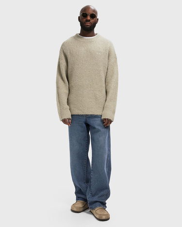 Sweater ØLÅF Crewneck Knit Sweater Beige | M220708-HEMP, 2