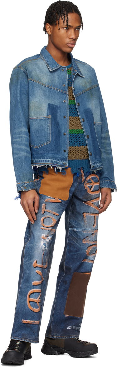 Jakke Andersson Bell Andersson Bell Rodeo Motorcycle Denim Jacket Blå | awa676m, 3