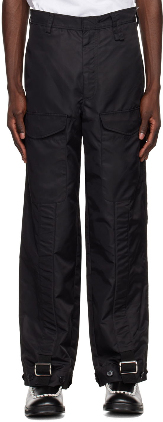Cargo bukser Simone Rocha Simone Rocha Cinch Strap Trousers Sort | 4053 1002, 0