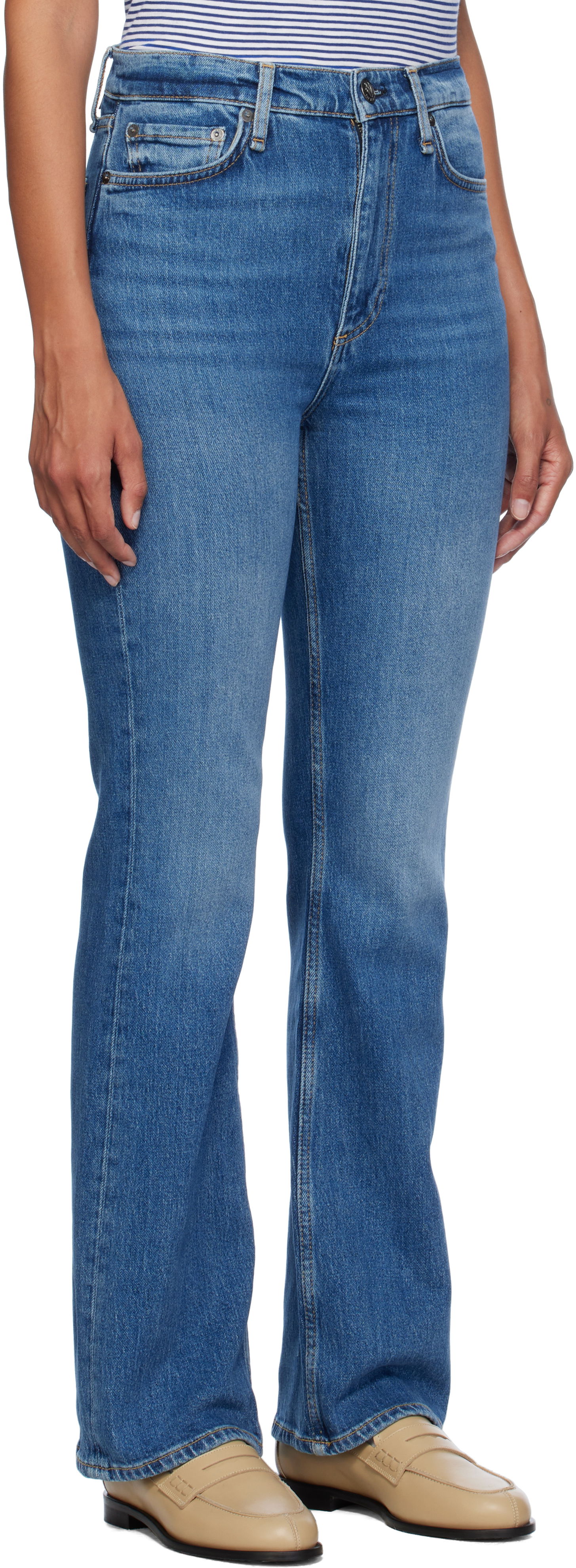 Jeans rag & bone rag & bone Peyton Bootcut Jeans Blå | WDD24F2948B7AL, 1