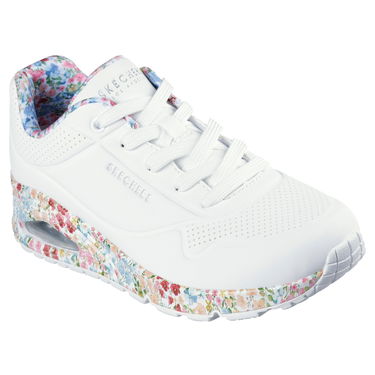 Sneakers og sko Skechers Uno - Majestic Garden Hvid | 155583-WMLT, 2