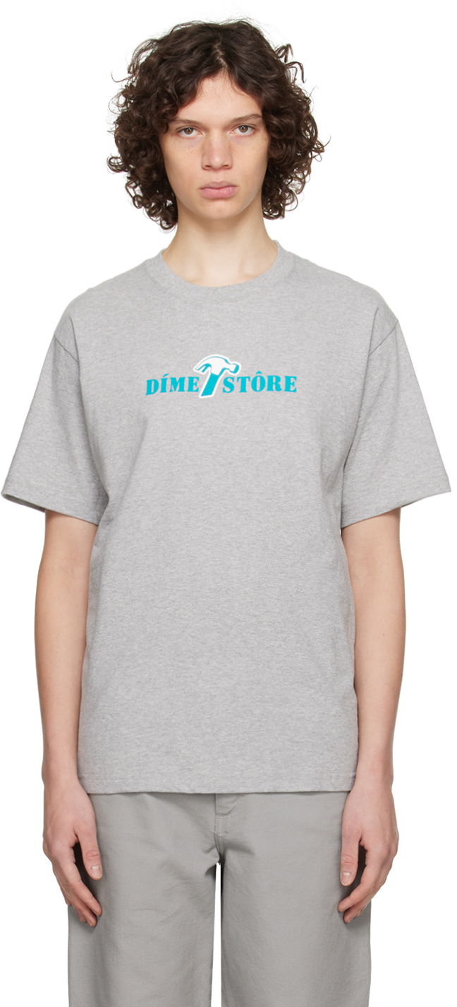 T-shirt Dime Reno T-Shirt Grå | DIME23D2F21GRY, 0