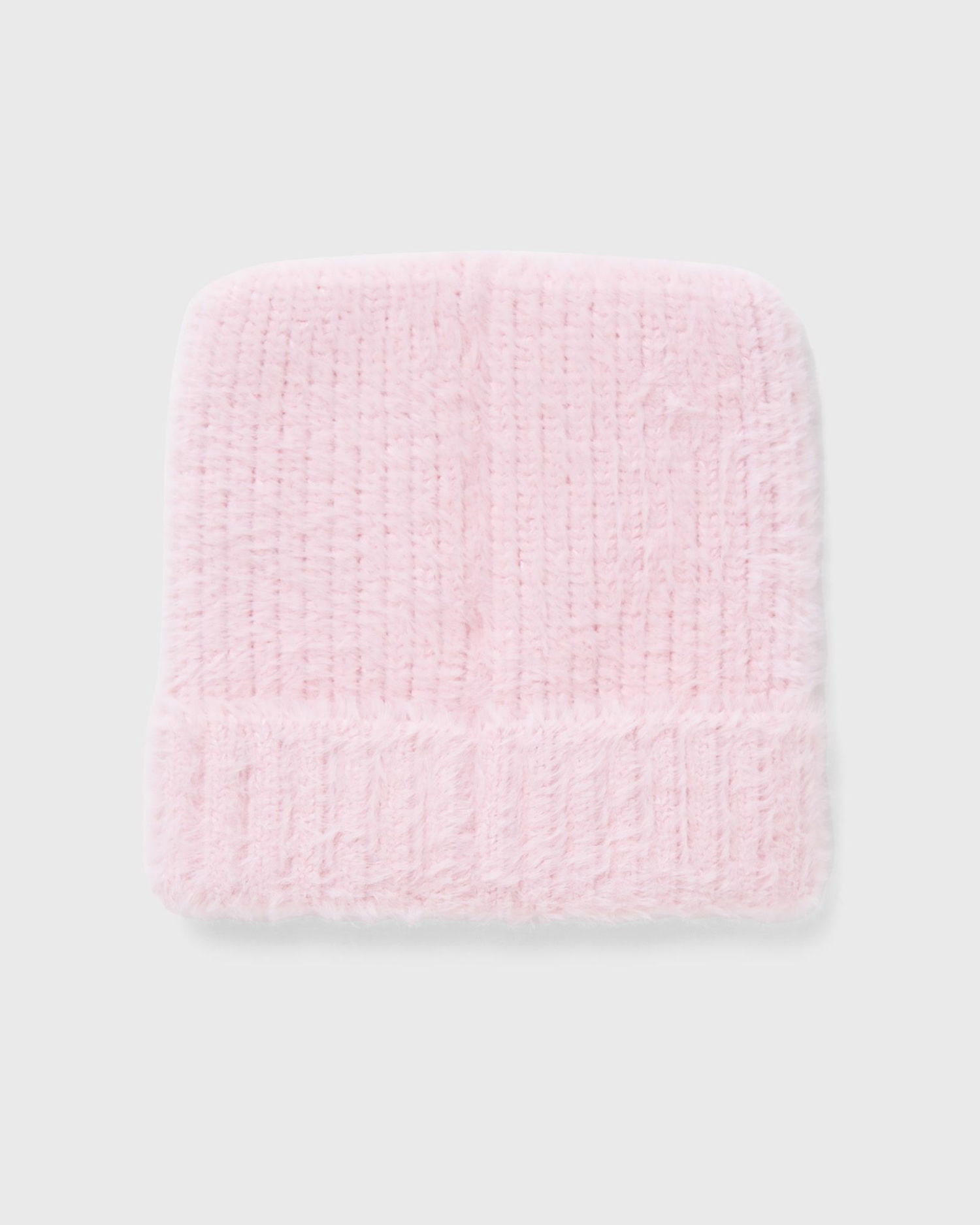 Beanie Casablanca Fluffy Nylon Square Hat Lyserød | A-AW25-HAT-101-01, 1