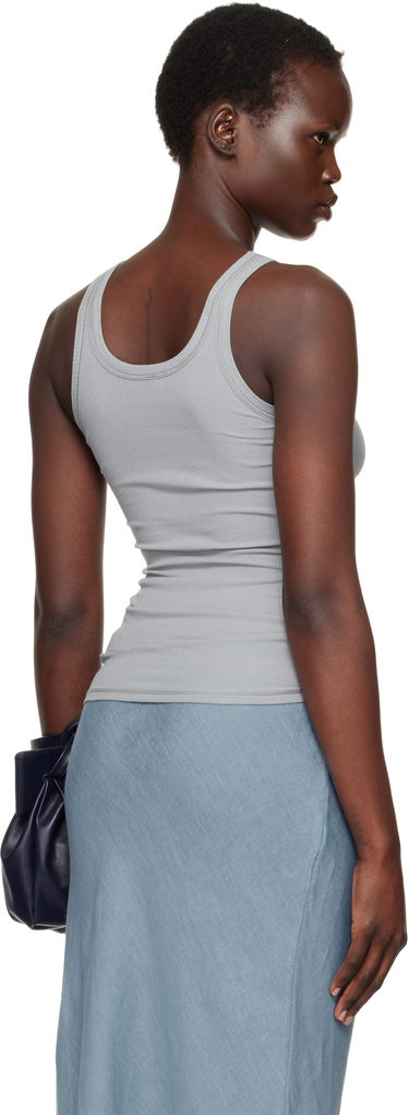 Tanktop Baserange Heart Cutout Ribbed Tank Top Grå | TOHT-RB-SP25, 2