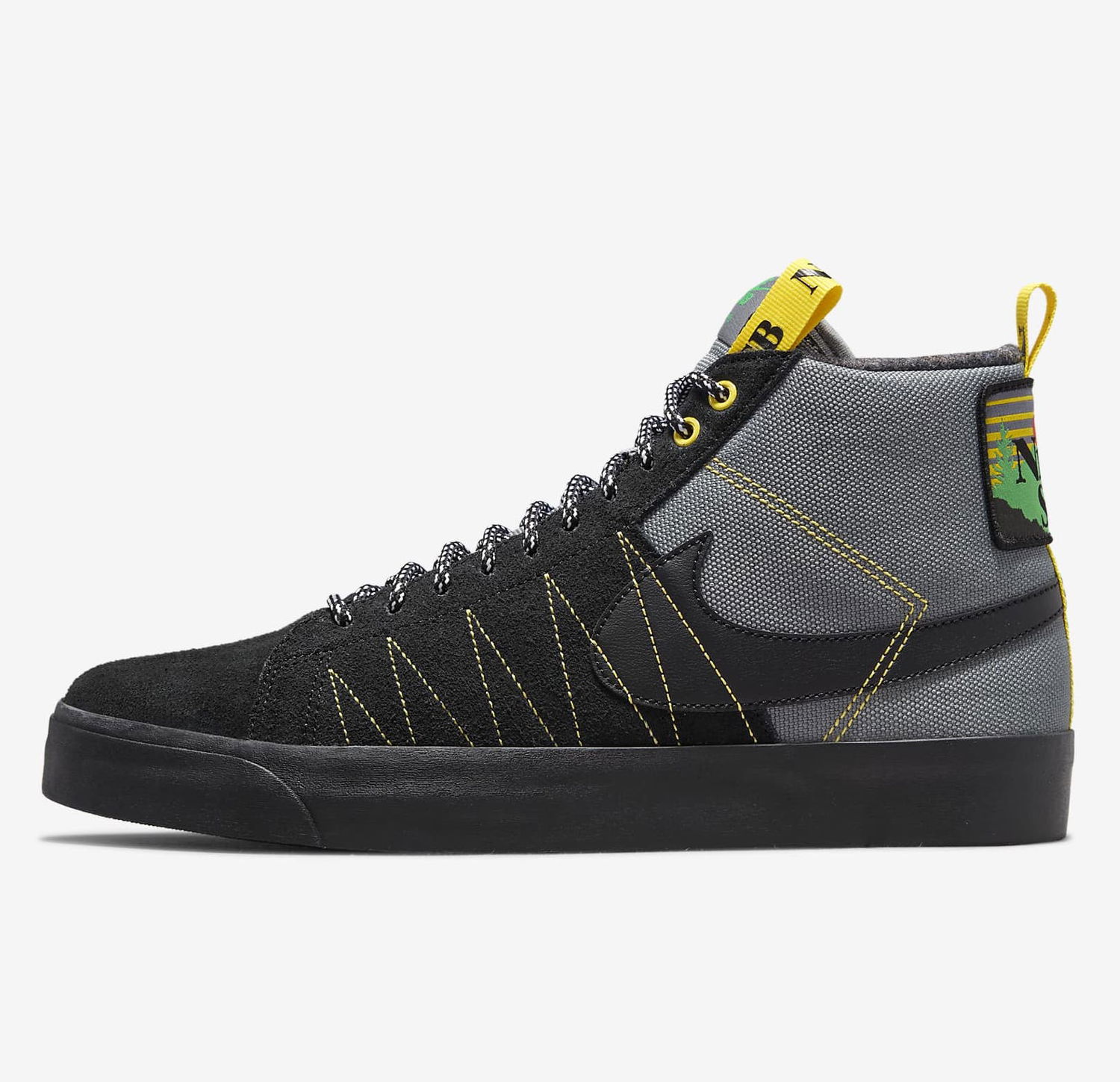 Sneakers og sko Nike SB Blazer Mid PRM Cool Grey Grå | DC8903-001, 0
