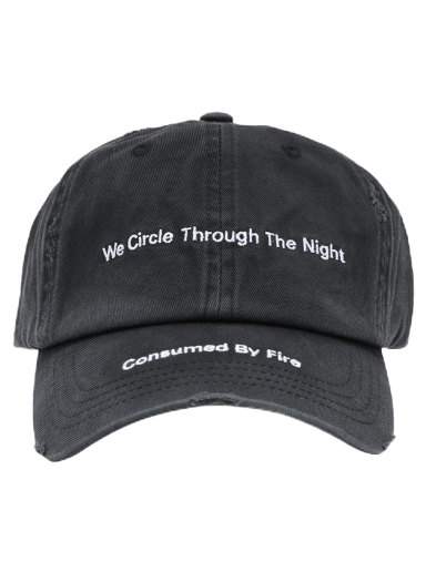 Kasket MISBHV We Circle Washed Cap Sort | 121A587