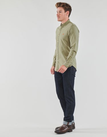Skjorte Polo by Ralph Lauren Long Sleeve Shirt Grøn | 710804257032, 3