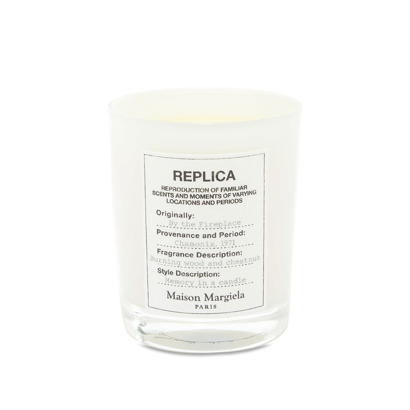 Stearinlys Maison Margiela Replica By The Fireplace Candle in 165g Hvid | MMMCAN03