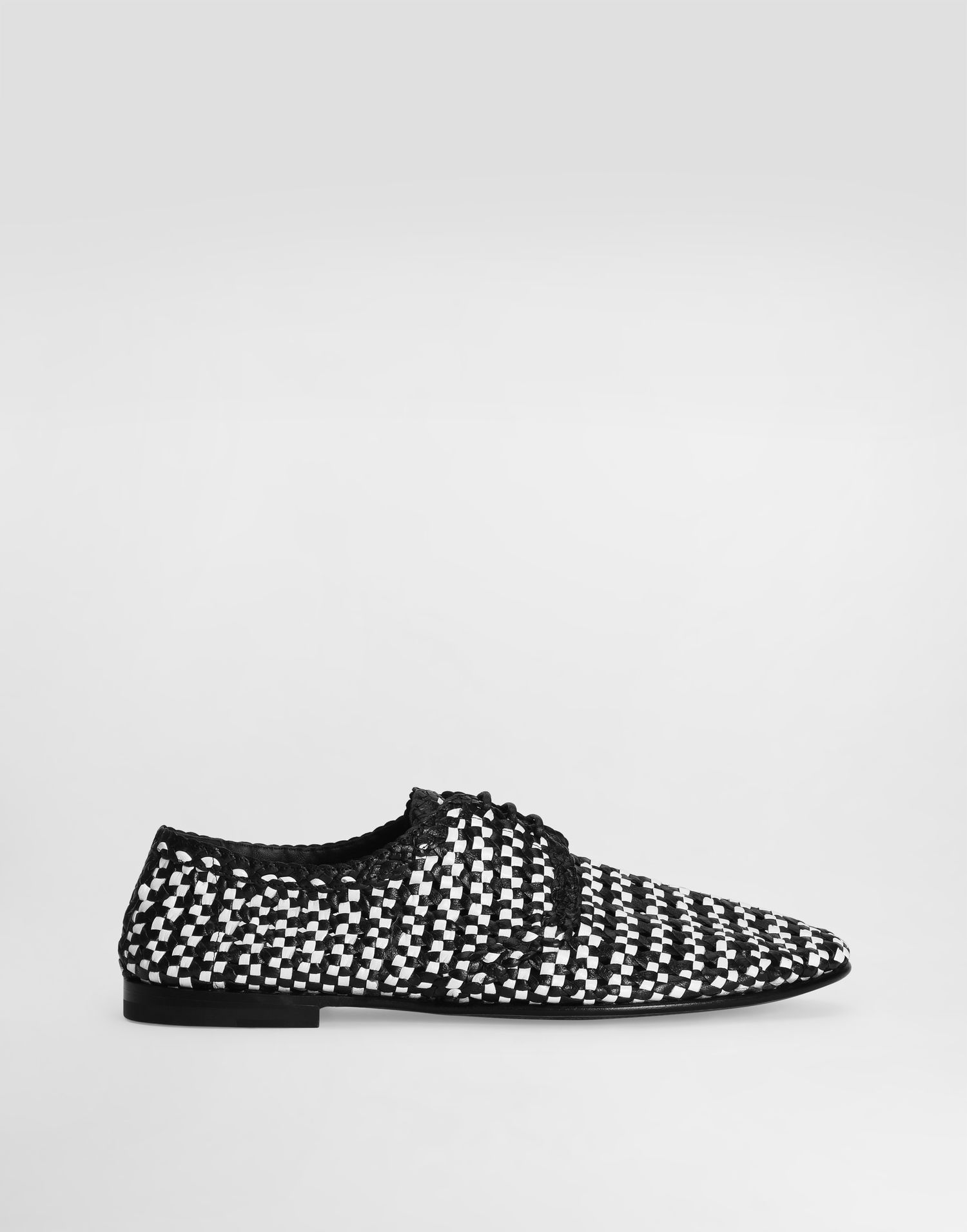 Tilbehør Dolce & Gabbana Dolce & Gabbana Woven Leather Derby Shoes Flerfarvet | A10872A9M518B926, 0