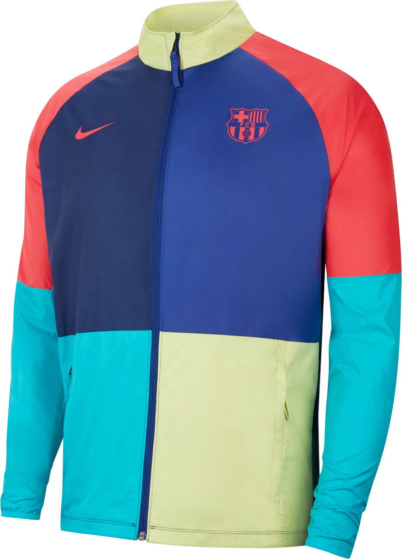 Jakke Nike FC Barcelona Academy Woven Soccer Jacket Flerfarvet | ci9529-457