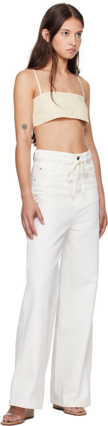 Tanktop Nanushka Nanushka Cressy Bandeau Top Hvid | NW24FWTP38671, 3