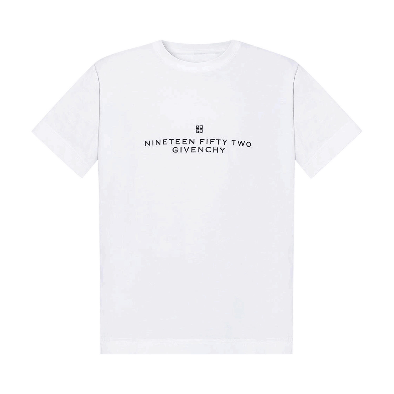 T-shirt Givenchy Classic Fit T-Shirt Hvid | BM716R3YA8 100, 0