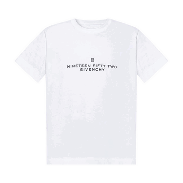 T-shirt Givenchy Classic Fit T-Shirt Hvid | BM716R3YA8 100, 0