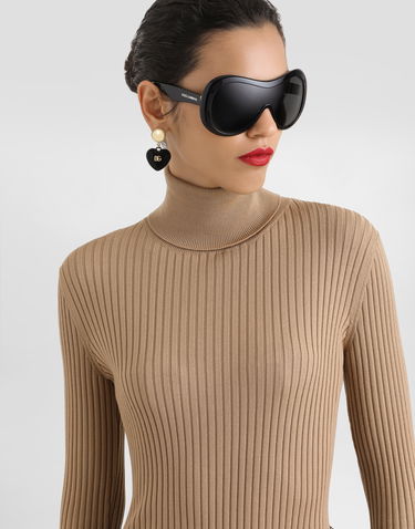 Sweater Dolce & Gabbana Dolce & Gabbana Wool Turtleneck Pullover Brun | FXW34TJDVDCM2366, 3