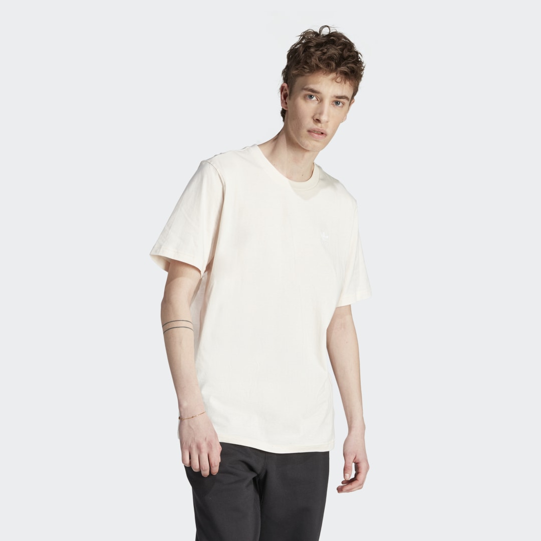 T-shirt adidas Originals Trefoil Essentials Tee Beige | IL2509, 0