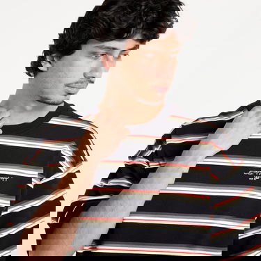 T-shirt Carhartt WIP Carhartt WIP S/S Holm Stripe T-Shirt Sort | I035302.37DXX, 2