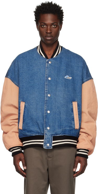 Bomberjakke We11done We11done Denim Varsity Jacket Blå | WD-DJ3-22-371-U-BL, 0