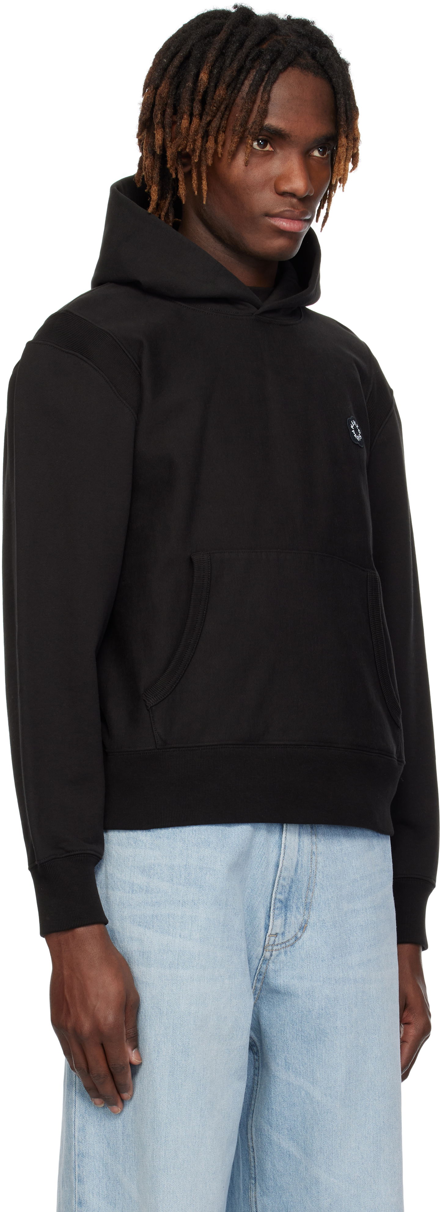 Sweatshirt KENZO Kenzo Paris 'Boke Flower 2.0' Embroidered Hoodie Sort | FF55SW2554MC, 1