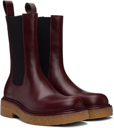 Tøj Bottega Veneta Bottega Veneta Haddock Chelsea Boots Bourgogne | 806863V2WT06100, 3