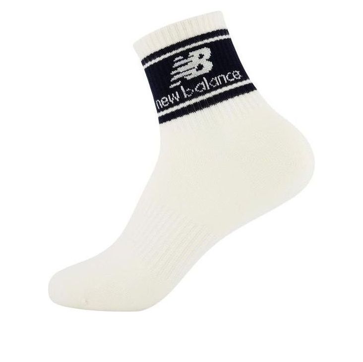 Sokker New Balance Logo Quarter Socks Hvid | LAS34409-WT