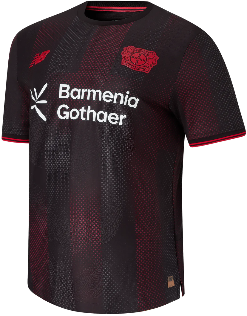 Jersey New Balance Bayer 04 Leverkusen Home Jersey 2025/26 Sort | mt230540-hme