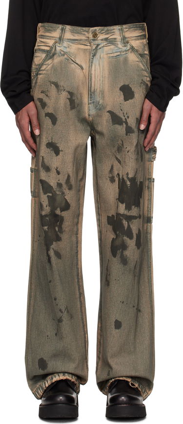 Jeans We11done We11done Carpenter Jeans Grøn | WD-DP3-24-338-M-BG, 0