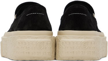 Sneakers og sko Maison Margiela MM6 Maison Margiela Suede Platform Slip-Ons Sort | SH1WS0015 P5246, 1