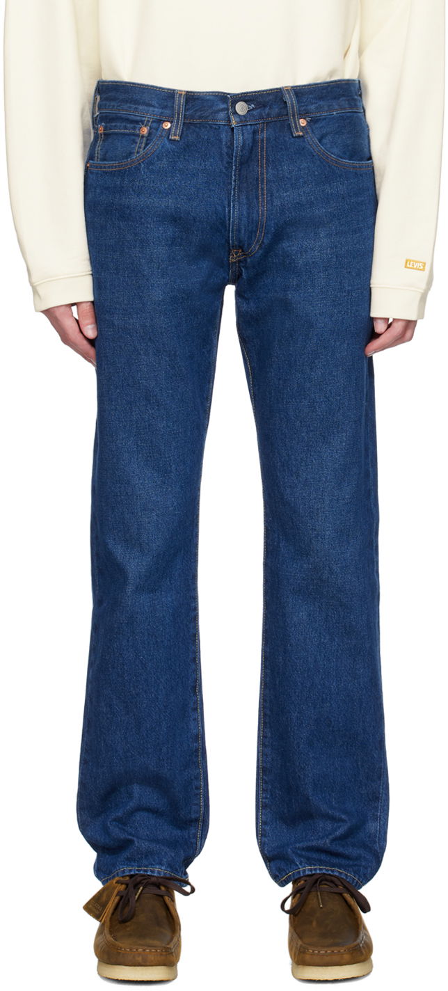 Jeans Levi's 551 Z Authentic Straight Jeans Mørkeblå | 24767-0071, 0