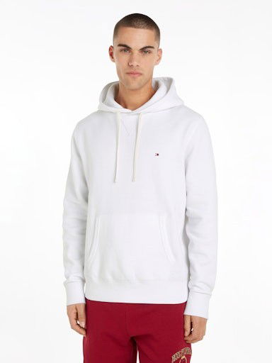 Sweatshirt Tommy Hilfiger Pullover Hoodie Hvid | MW0MW37230YBR, 0