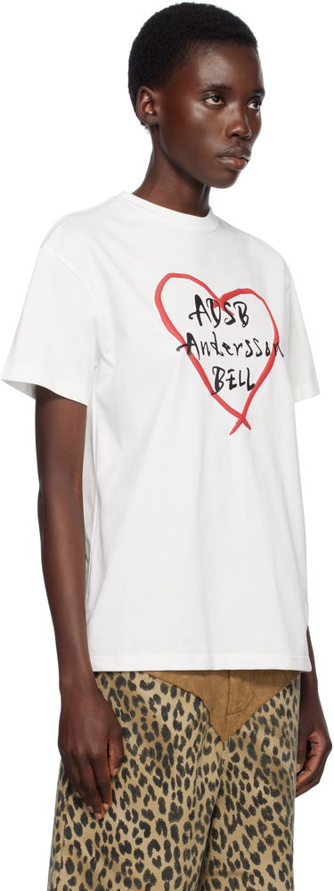 T-shirt Andersson Bell Andersson Bell Heart Kelly Logo T-Shirt Sort | atb1290u, 4