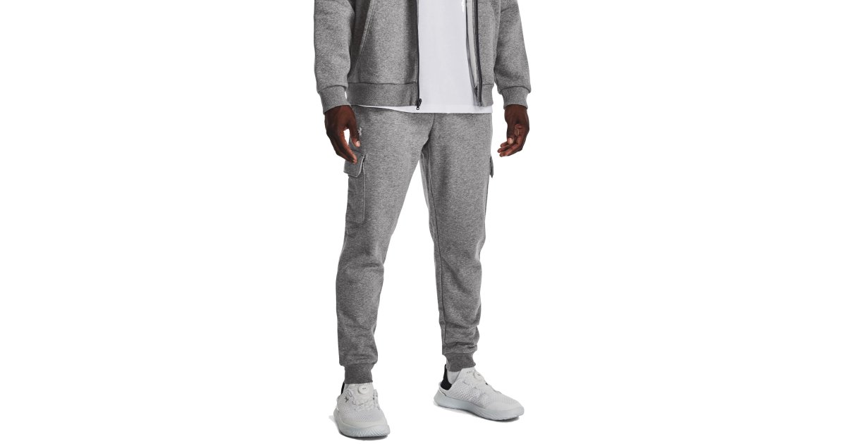 Cargo bukser Under Armour Rival Fleece Grå | 1382134-026, 1