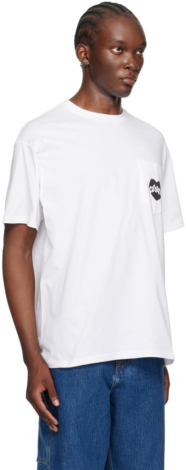 T-shirt Carhartt WIP Amour Pocket T-Shirt Hvid | I033675, 1