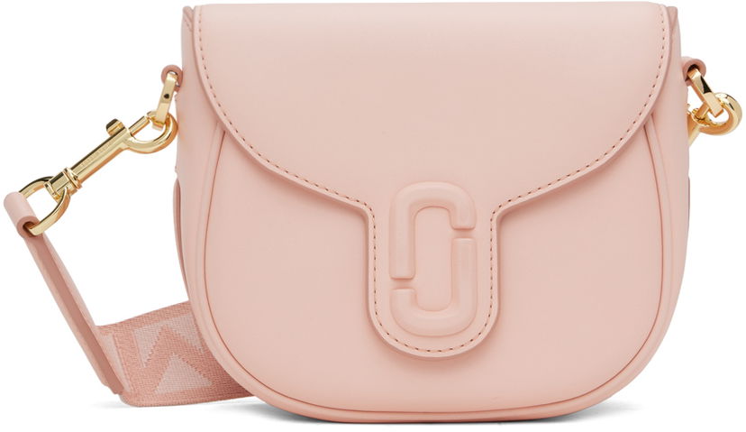 Skuldertaske Marc Jacobs Marc Jacobs 'The J Marc' Small Saddle Bag Lyserød | 2S3HMS003H03