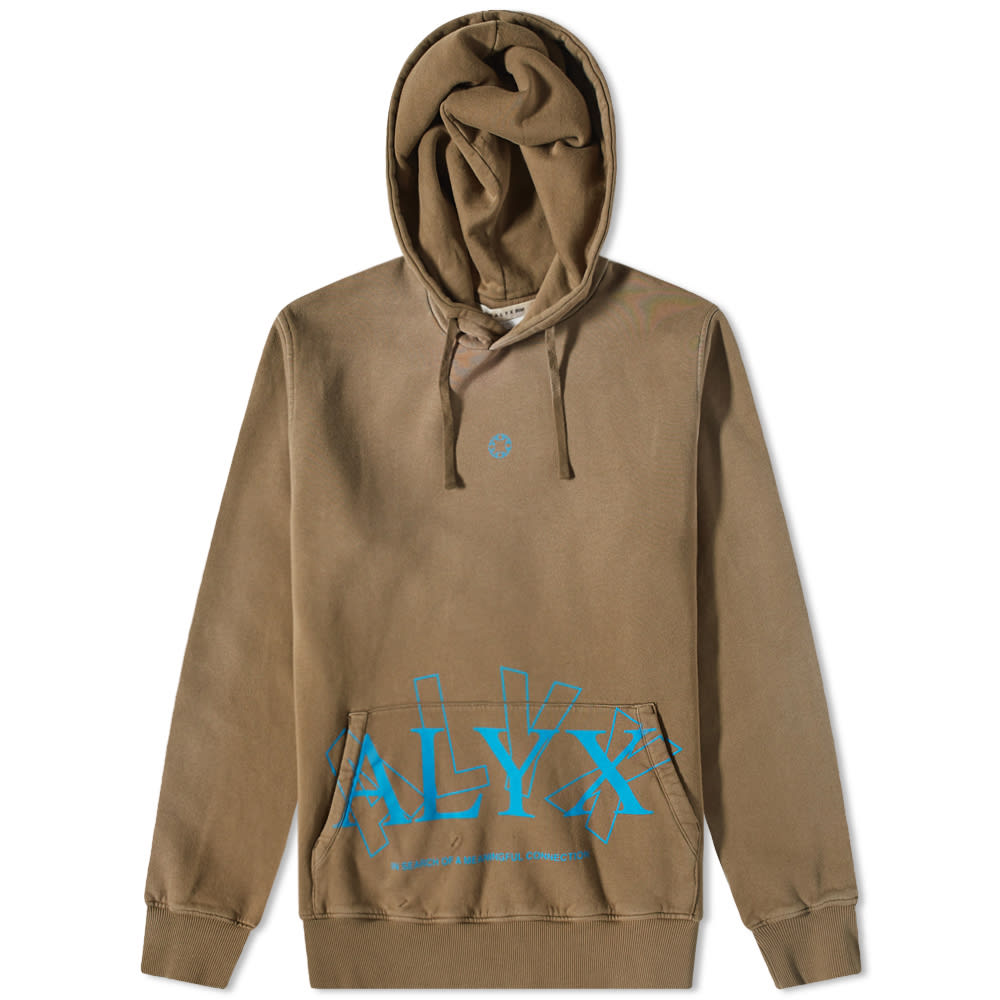 Sweatshirt 1017 ALYX 9SM 2X Logo Hoody Brun | AAUSW0180FA01-BEG0003, 0