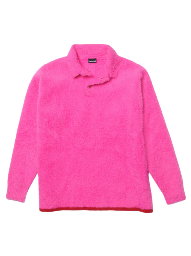Sweatshirt Jacquemus Polo Neve Fluffy Polo Lyserød | 216KN601-2390-430