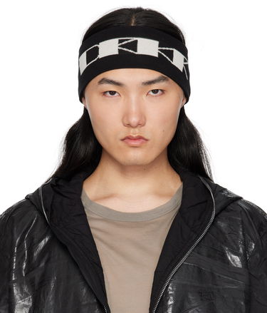 Tørklæde Rick Owens Rick Owens DRKSHDW Hollywood Cotton Headband Sort | DA01E3480 KP6, 0
