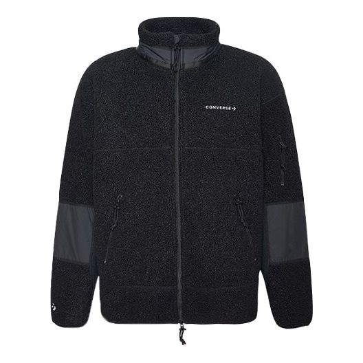 Sweater Converse Splicing Stand Collar Jacket Sort | 10018039-A01