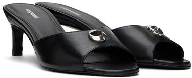 Sneakers og sko Coperni Logo Detail Mules Sort | COPSH49477, 3