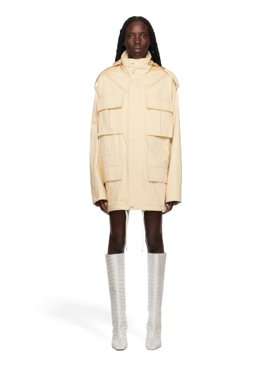 Jakke AMI Patched Pockets Jacket Beige | HJK304.CO0009