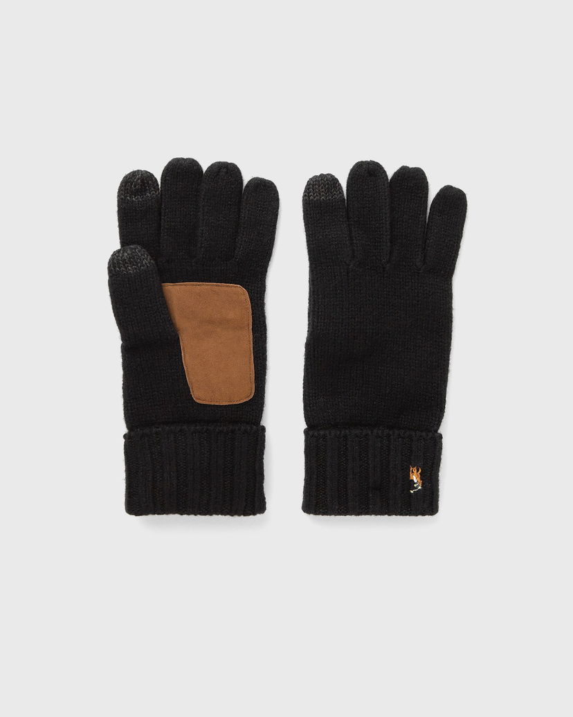 Handsker Polo by Ralph Lauren Knitted Gloves with Touchscreen Tips and Palm Patch Sort | 449959338001