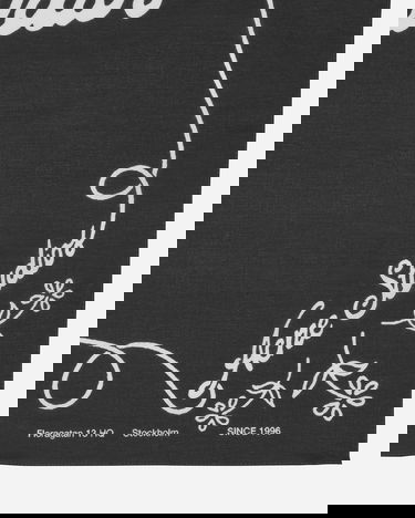 Tørklæde Acne Studios Printed Logo Bandana Sort | CA0304- J83, 4
