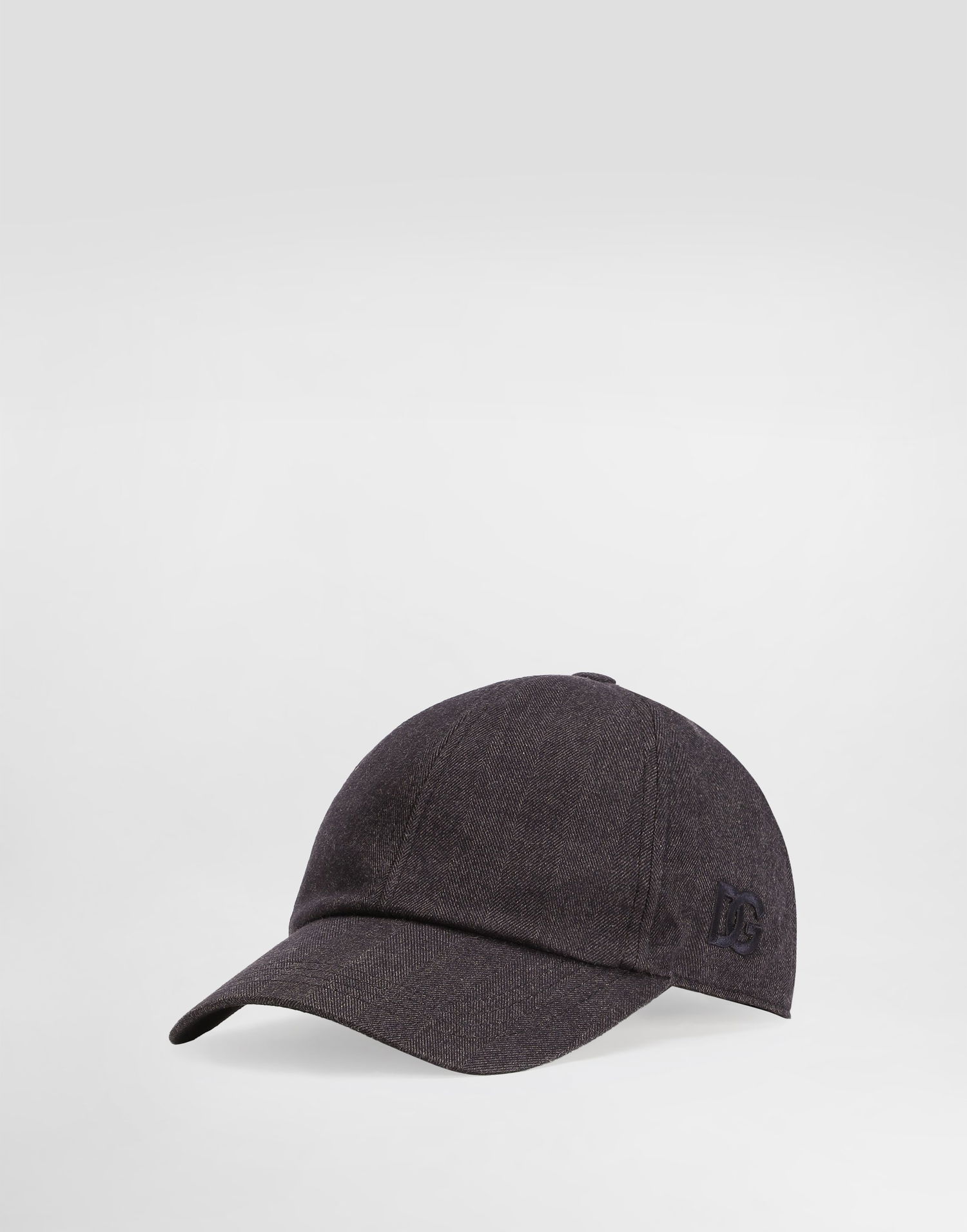 Kasket Dolce & Gabbana Dolce & Gabbana Chevron Flannel Baseball Cap Grå | GH886ZFCTABS8030, 0