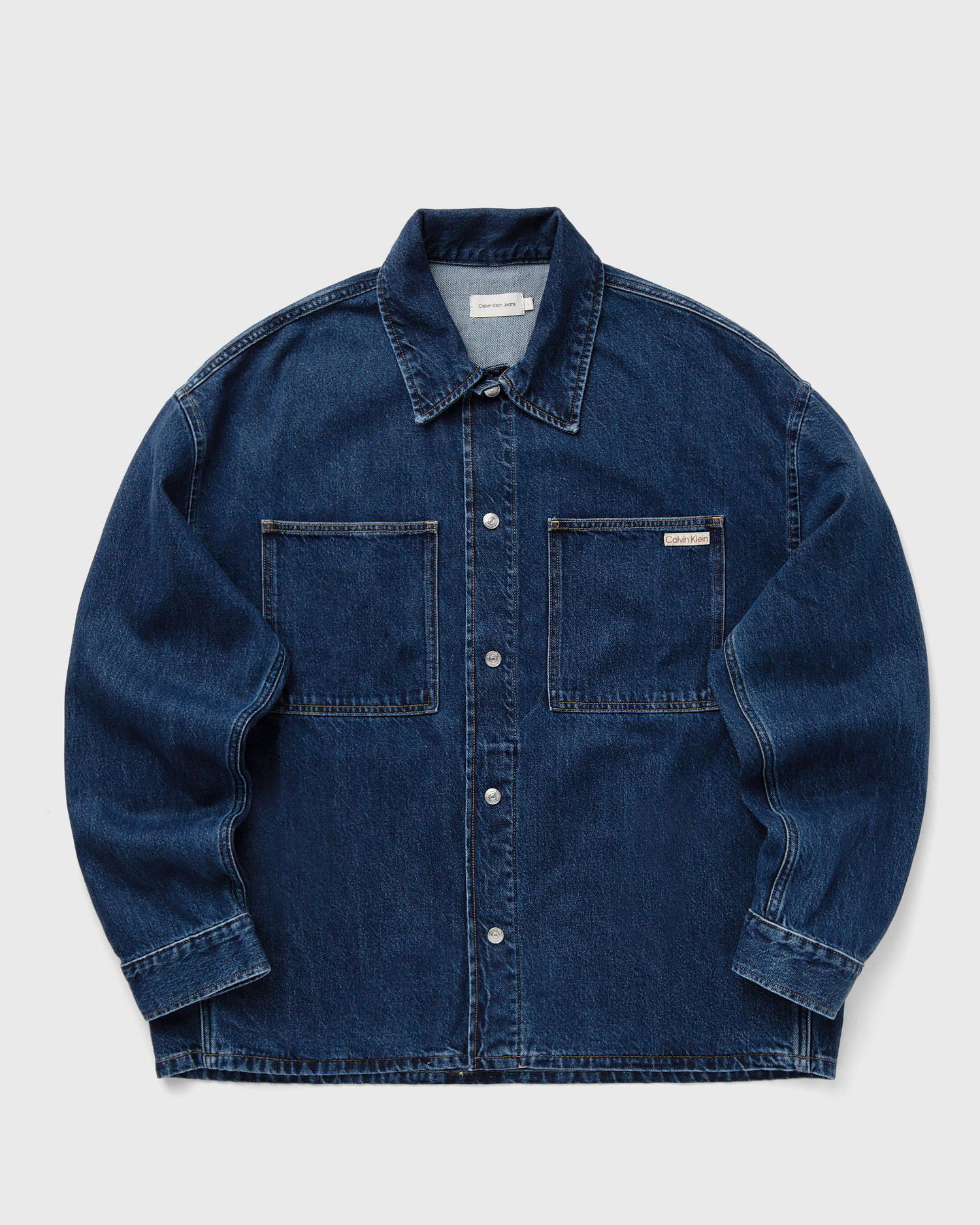 Skjorte CALVIN KLEIN Calvin Klein Jeans Relaxed Shirt Jacket XXL Blå | J30J3265511BJ, 0