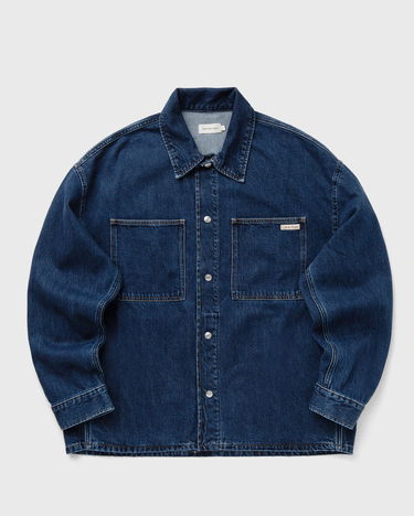 Skjorte CALVIN KLEIN Calvin Klein Jeans Relaxed Shirt Jacket XXL Blå | J30J3265511BJ, 0